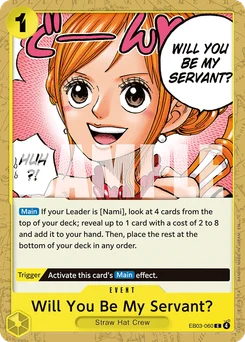 Will You Be My Servant? EB03-060 One Piece Heroines Edition