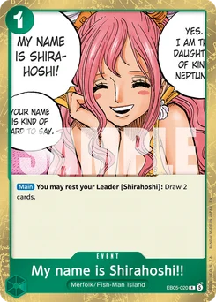 My name is Shirahoshi!! EB05-020 One Piece Heroines Edition vol.2
