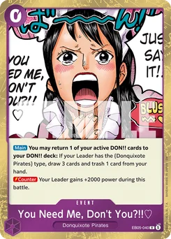 You Need Me, Don't You?!!♡ EB05-040 One Piece Heroines Edition vol.2