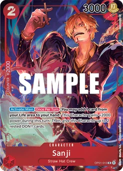 Sanji OP01-013 P1 Romance Dawn