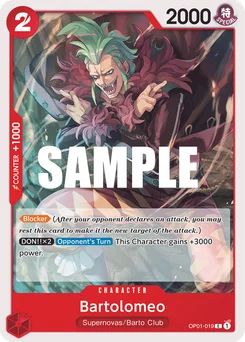 Bartolomeo OP01-019 Romance Dawn