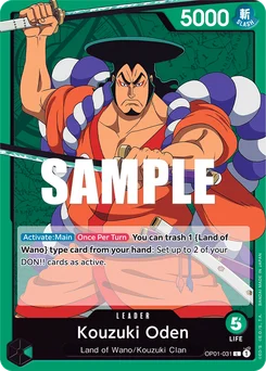 Kouzuki Oden OP01-031 Romance Dawn