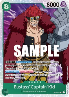 Eustass"Captain"Kid OP01-051 Romance Dawn