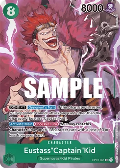 Eustass"Captain"Kid OP01-051 P1 Romance Dawn