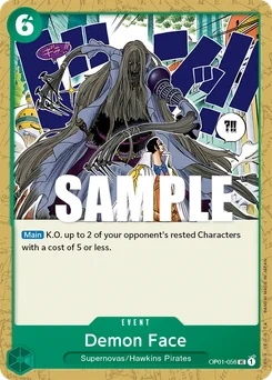 Demon Face OP01-056 Romance Dawn