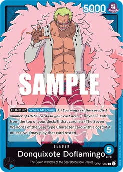 Donquixote Doflamingo OP01-060 Romance Dawn