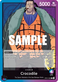 Crocodile OP01-062 Romance Dawn