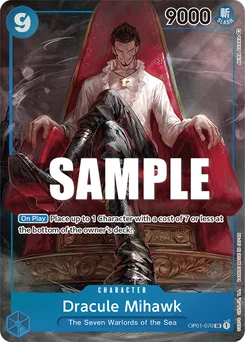 Dracule Mihawk OP01-070 P1 Romance Dawn
