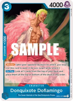 Donquixote Doflamingo OP01-073 Romance Dawn