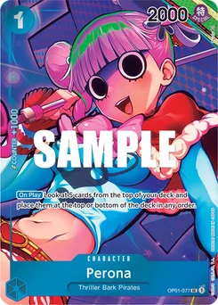 Perona OP01-077 P1 Romance Dawn