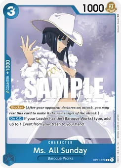 Ms. All Sunday OP01-079 Romance Dawn