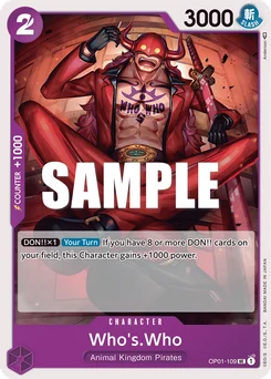 Who's.Who OP01-109 Romance Dawn
