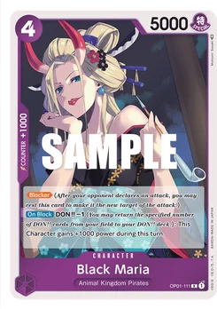 Black Maria OP01-111 Romance Dawn