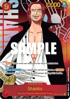 Shanks OP01-120 P1 Romance Dawn