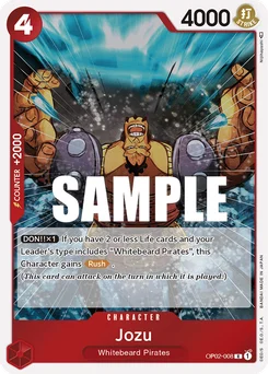 Jozu OP02-008 Paramount War