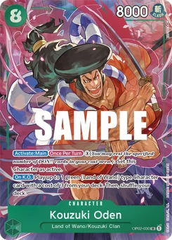 Kouzuki Oden OP02-030 P1 Paramount War