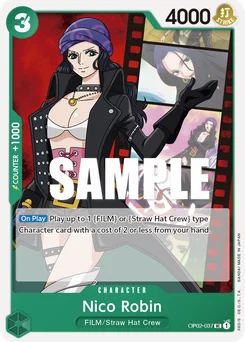 Nico Robin OP02-037 Paramount War