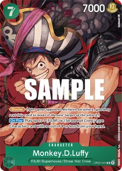 Monkey.D.Luffy OP02-041 P1 Paramount War