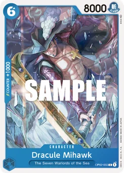 Dracule Mihawk OP02-055 Paramount War