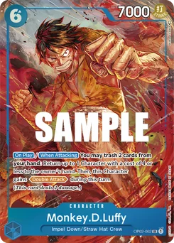 Monkey.D.Luffy OP02-062 P1 Paramount War