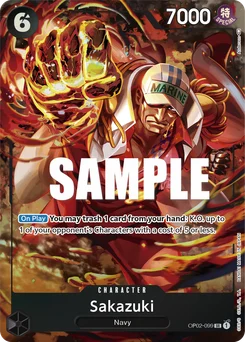 Sakazuki OP02-099 P1 Paramount War