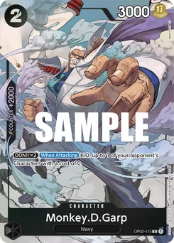 Monkey.D.Garp OP02-115 P1 Paramount War