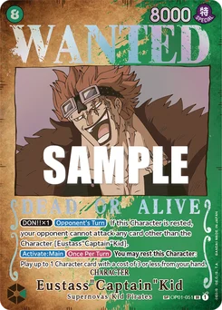Eustass"Captain"Kid OP01-051 P2 Pillars of Strength