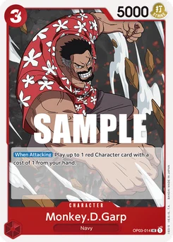 Monkey.D.Garp OP03-014 Pillars of Strength