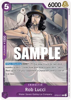 Rob Lucci OP03-071 Pillars of Strength
