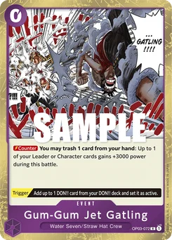 Gum-Gum Jet Gatling OP03-072 Pillars of Strength