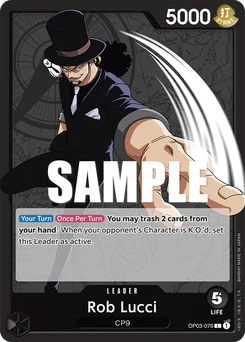 Rob Lucci OP03-076 Pillars of Strength