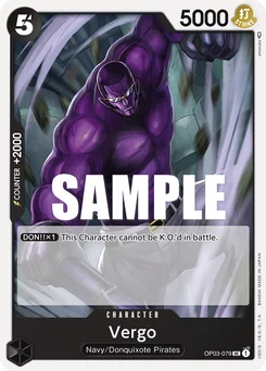Vergo OP03-079 Pillars of Strength