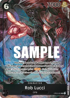 Rob Lucci OP03-092 P1 Pillars of Strength
