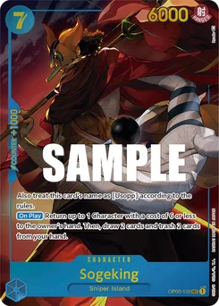 Sogeking OP03-122 P1 Pillars of Strength
