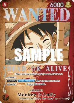 Monkey.D.Luffy ST01-012 P1 Pillars of Strength