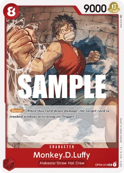 Monkey.D.Luffy OP04-014 Kingdoms of Intrigue