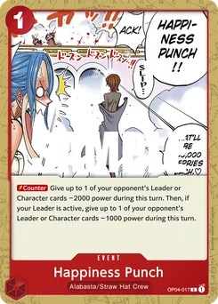 Happiness Punch OP04-017 Kingdoms of Intrigue