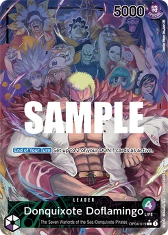 Donquixote Doflamingo OP04-019 P1 Kingdoms of Intrigue