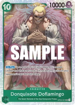 Donquixote Doflamingo OP04-031 Kingdoms of Intrigue