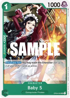 Baby 5 OP04-032 Kingdoms of Intrigue