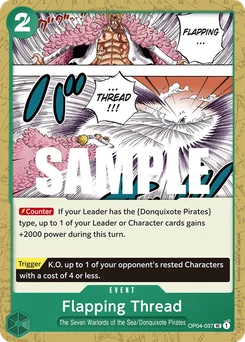 Flapping Thread OP04-037 Kingdoms of Intrigue