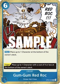 Gum-Gum Red Roc OP04-056 Kingdoms of Intrigue