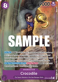 Crocodile OP04-060 P1 Kingdoms of Intrigue