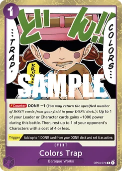 Colors Trap OP04-074 Kingdoms of Intrigue