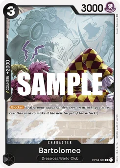 Bartolomeo OP04-089 Kingdoms of Intrigue