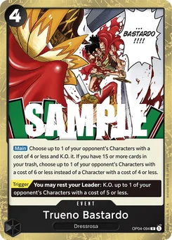 Trueno Bastardo OP04-094 Kingdoms of Intrigue