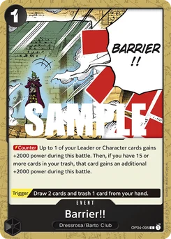 Barrier!! OP04-095 Kingdoms of Intrigue