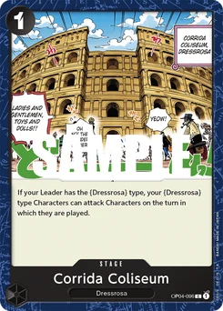 Corrida Coliseum OP04-096 Kingdoms of Intrigue