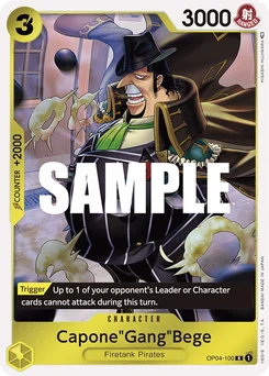 Capone"Gang"Bege OP04-100 Kingdoms of Intrigue