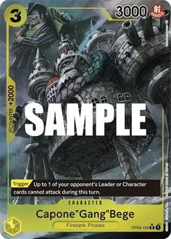 Capone"Gang"Bege OP04-100 P1 Kingdoms of Intrigue